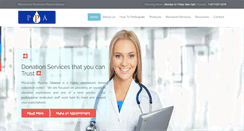 Desktop Screenshot of physiciansplasma.com